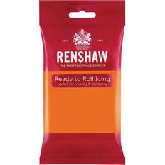 Renshaw Ready to Roll Fondant Icing Tiger Orange 250g Sugar Paste