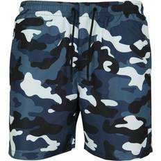 Urban Classics Camo Swim Shorts - Blue Camo