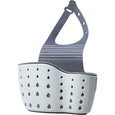 Shein Sink Hanging Drain Basket with Silicone Storage Box Beige