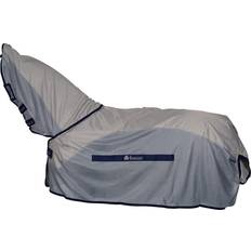 Bucas Buzz-Off Rain & Neck - Silver/Blue