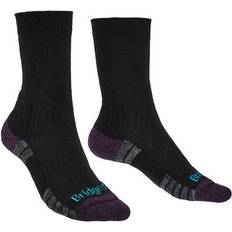 Black - Hiking Socks Bridgedale Hike Lightweight Endurance Boot Sock - Black/Purple