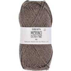 Drops design merino extra fine Drops Design Merino Extra Fine Mix Taupe 105m