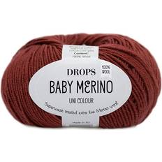 Drops Design Baby Merino Uni Colour Bordeaux 175m