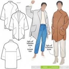Handarbetsmönster Style Arc Paper Sewing Pattern Petra Coat