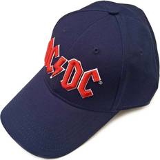 AC/DC Voltage Band Logo Strapback Baseball Cap - Navy