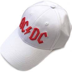 Voltage Band Logo Strapback Baseball Cap - White