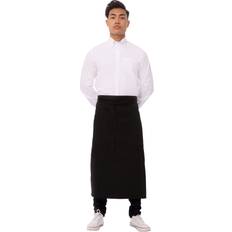 Unisex Two Pocket Bistro Apron - Black