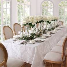 Elrene Home Fashions Burchfield Tablecloth Beige, White (259.1x152.4cm)