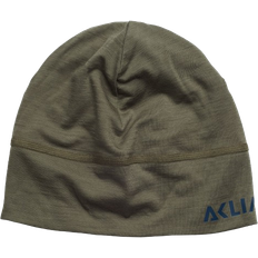 Aclima LightWool 140 Beanie - High Risk Red/Ranger Green