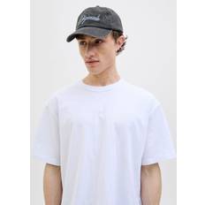 Jack & Jones Herr Huvudbonader Jack & Jones Tvättad Baseballkeps Med Logga Svart