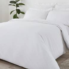 Dunelm Plain Bed Sheet White (200x180cm)