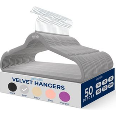 50 Pcs Non-slip Velvet Hangers
