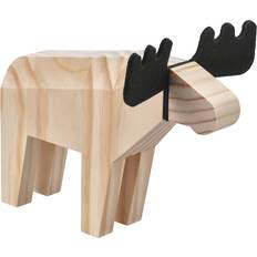 Polyester Prydnadsfigurer IKEA HÖSTAGILLE Pine/Black Figurine 18cm