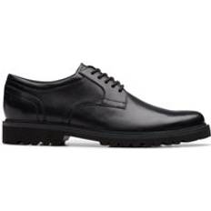 Black Derby on sale Clarks Berwick Lace Standard Fit Leather Shoes - Black
