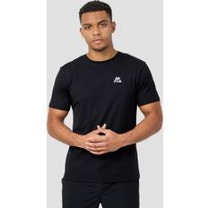 Black - Running T-shirts Montirex Peak Gridded Men's T-Shirt - Black