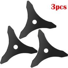 Temu 3pcs Carbon Steel Lawn Mower Blades 10x3 Teeth
