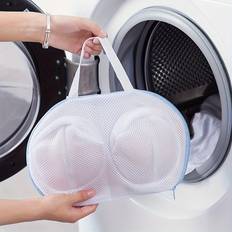 Tvättpåsar Temu Durable Bra Laundry Bag Mesh Washing Protector With Zipper Closure