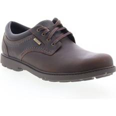 Storm Surge Plain Toe Wide Oxfords Shoes - Brown