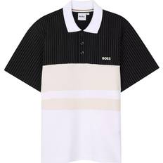HUGO BOSS Polo Shirts Children's Clothing HUGO BOSS Kids Colourblock Striped Polo Shirt - Black