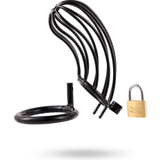 Metal Chastity Cage Grid Black 50 mm
