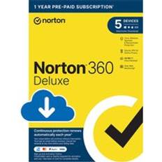 Norton 360 Deluxe 1 Year 5 Devices