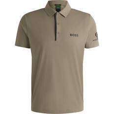 HUGO BOSS Golf Polo Shirts HUGO BOSS Paddy Tech Pro Polo - Hellbeige