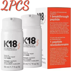 K18 mask K18 2Pcs 50ml Leave-In Molecular Hair Mask