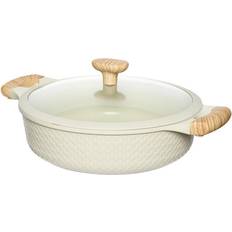 Shallow Pot D28cm 4.1L Beige 93806