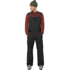 Sadetakkihousut Salomon Transfer Bib Pant - Shitake Deep Black