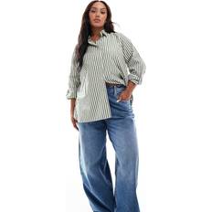 Curve Taylor Barrel Jeans - Dark Blue