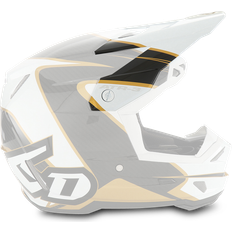 ATR-3Y Wave Youth MX Helmet - Peak Glossy Glossy White/Gold