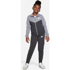 Nike Tracksuits Children's Clothing Nike Poly Chevron Tracksuit Junior Kids - Grey