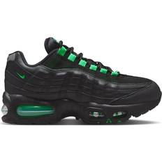 Green Trainers Children's Shoes Nike Air Max 95 Grade School Boys Shoe - Black/Green Shock/Pearl Grey