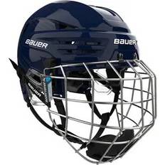 Ishockeyhjelme Bauer RE-AKT 90 Hockey Helmet Combo Navy Medium