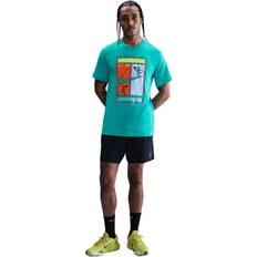 Gröna - Tennis T-shirts Nike Court Dri-Fit Tennis T-Shirt - Dusty Cactus