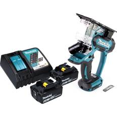 Makita Säbelsägen Makita DSD 180 RG Akku Gipskartonsäge 18 V 2x Akku 6 0 Ah Ladegerät