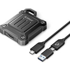 M.2 2230 USB-C 3.2 Taktisk Forstærket Diskbås Sort