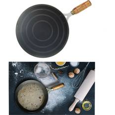 Cookware GK Iron Tawa Tava Crepe Pancake Pan 22 cm