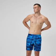 Vattentät Badkläder Speedo Printed Redondo Edge Swim Shorts - Blue