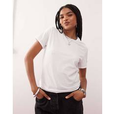 T-Shirt With Bound Seams - White