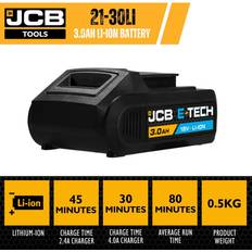 JCB 18V E-Tech Li-ion Battery 3.0AH