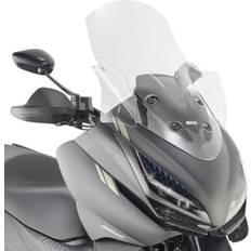 Motorfiets Voetsteunen Givi Windscherm Moto Scooter D7603ST Verhoogd Transparant