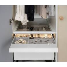 IKEA Skab IKEA Komplement Opbevaring Med 4 Rum Lysegrå 15x53x5 cm Opbevaringsskab