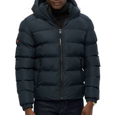 Superdry Hooded Sports Puffer Jacket - Bleu