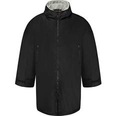 Waterproof Robes Duke D555 Webber Sherpa Lined Showerproof Changing Robe - Black