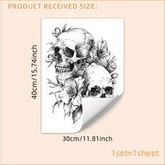 Window Film Temu Contemporary And Flowers Wall Decal 30x40 cm Window Film