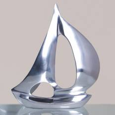 Casablanca Sculpture Boat Metal Object Ship Aluminium Figurine