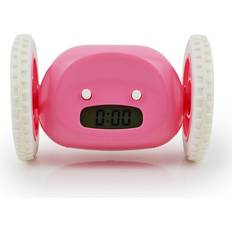 Pink Alarm Clocks Hansona LED Lazy Running Digital Alarm Clock