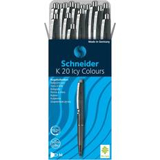 Schneider K 20 Icy Colours Ballpoint Pen Black 20-pack