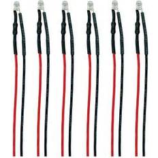 TAMS Elektronik 81-59606-06-C LED Med Tilslutningsledninger 6 Stk